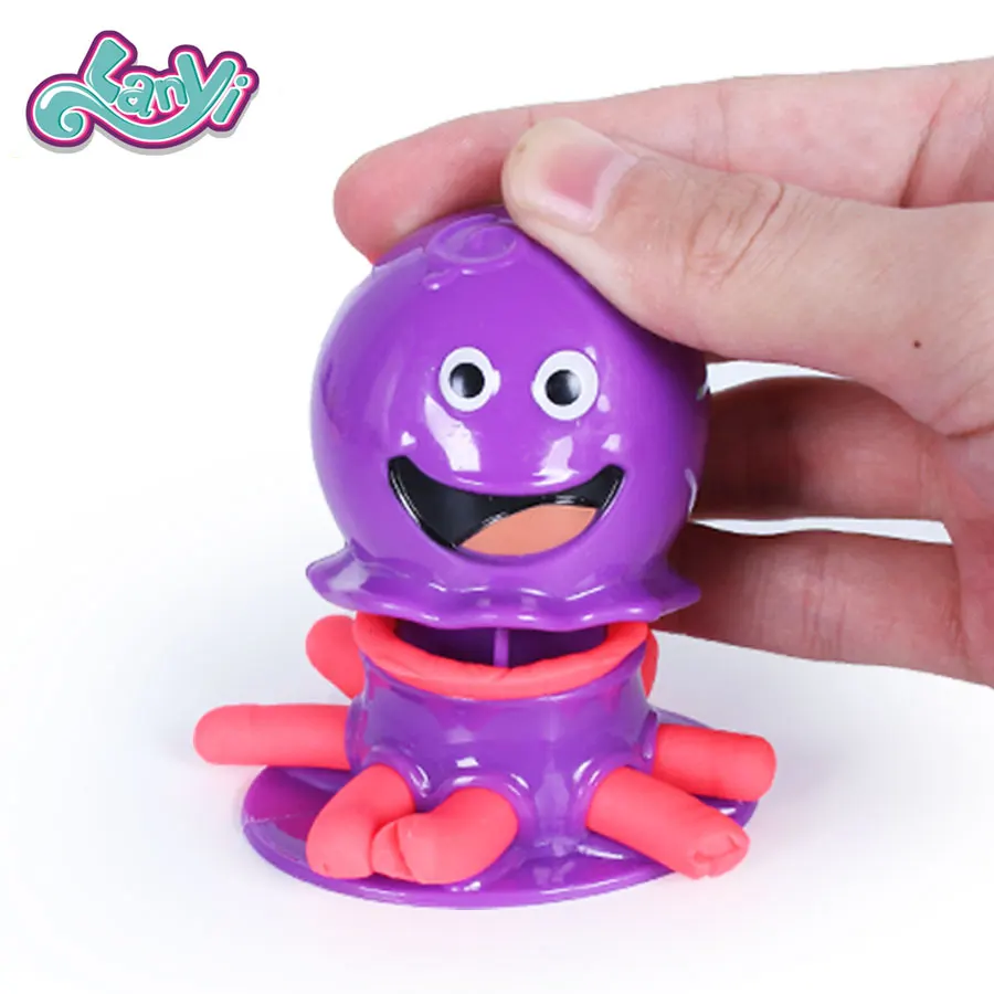 

Lanyitoys 3 type/Set Magic Slime Toys ponies fruit sea animals Shape seal slimes fluffy soft clay kit putty for school Gifts