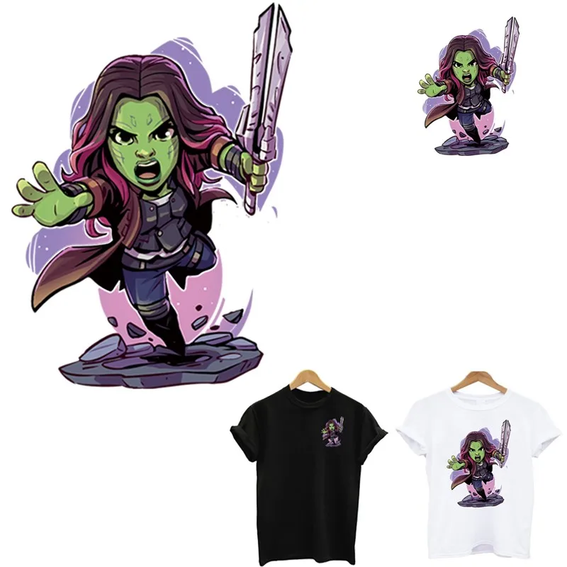 

iron on patches Gamora stripes clothing stickers application of one another thermo sticker applique patch applications stripe