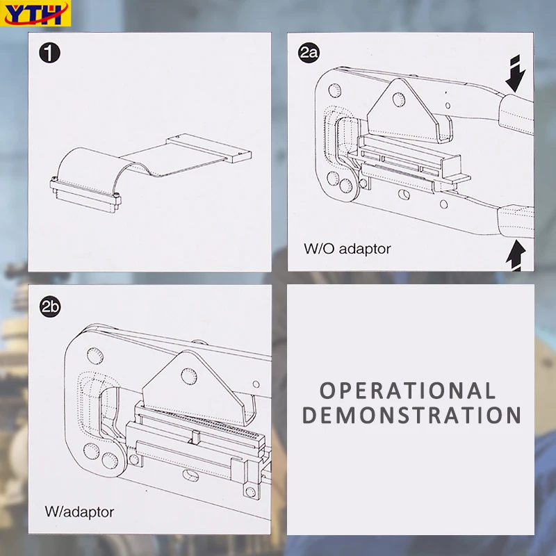 YTH 214 FC IDC Конектор кабельный обжимной инструмент плоскогубцы для FC IDC Конектор кабельный обжимной инструмент плоскогубцы режущие щипцы 6-27,5 мм инструменты