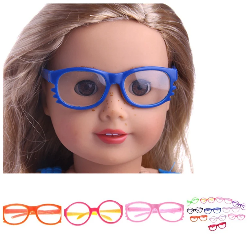 

2019 New Glasses Fit 18 Inch Baby Doll Round Glasses Doll Accessories