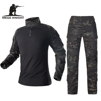 

Mege Army Military Uniform Tactical Camouflage Suit Multicam Combat Shirt Pants Soldier USMC Airsoft Equipment Women Navy Seal