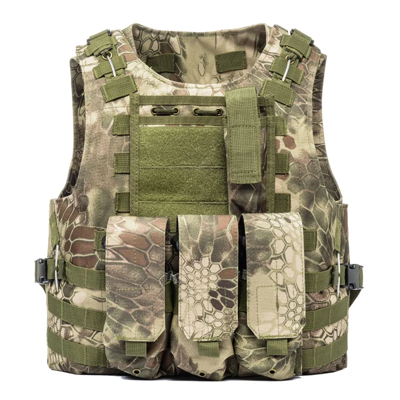  US Soldier Military Uniform Camouflage Vests Paintball Airsoft Nylon Vest Molle Army Combat Tactica