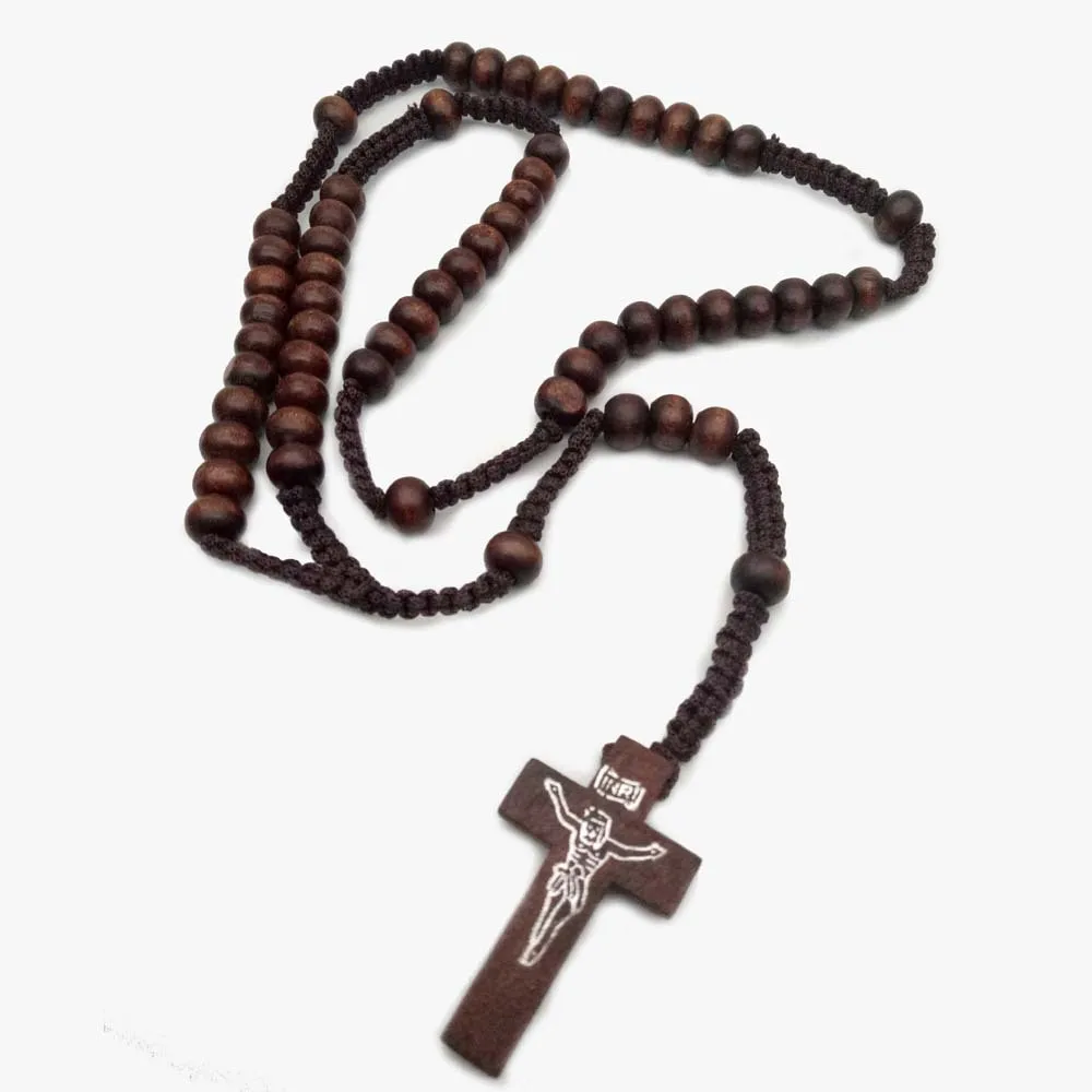 

Catholic Rosary NecklaceHandmade Cross Necklace Religious Jewelry