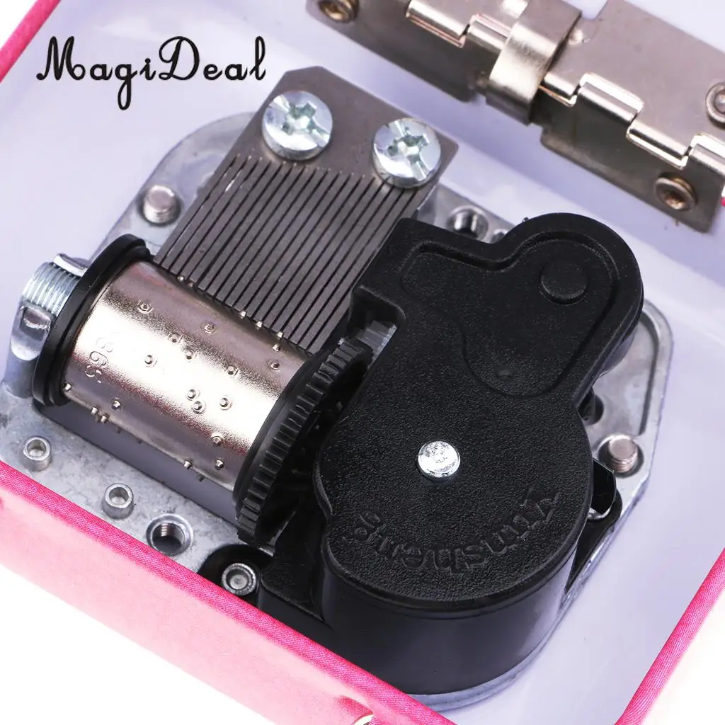 MagiDeal Play 'Innocent' Luggage Suitcase Wind-up Miniature Music Box for Girls Christmas Gift