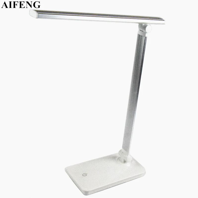 

AIFENG Led Desk Lamp Foldable Dimmable 5W 370LM Desk Table Light USB Charging Touch Night Light Eye Care Book Reading Desk Lamps