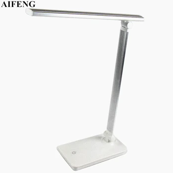 

AIFENG Led Desk Lamp Foldable Dimmable 5W 370LM Desk Table Light USB Charging Touch Night Light Eye Care Book Reading Desk Lamps