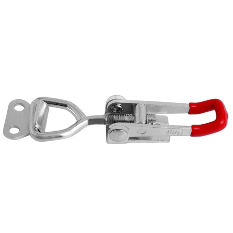 5pcs/Set GH-4001 Quick Toggle Clamp 100Kg/220Lbs Holding Capacity Clip Durable Metal Latch Hand Tool for Machine Operation