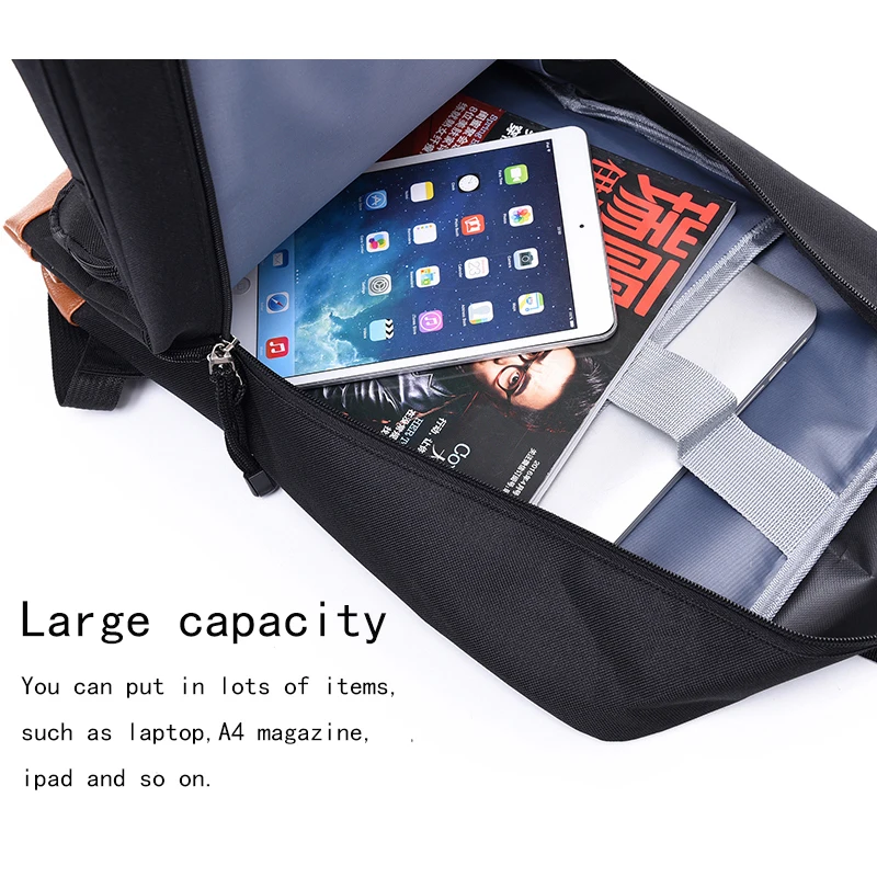 Detroit Become Human RK800 Backpack College Student School Bags for Teenage Girls Boys Laptop Backpack Cosplay Travel Rucksack