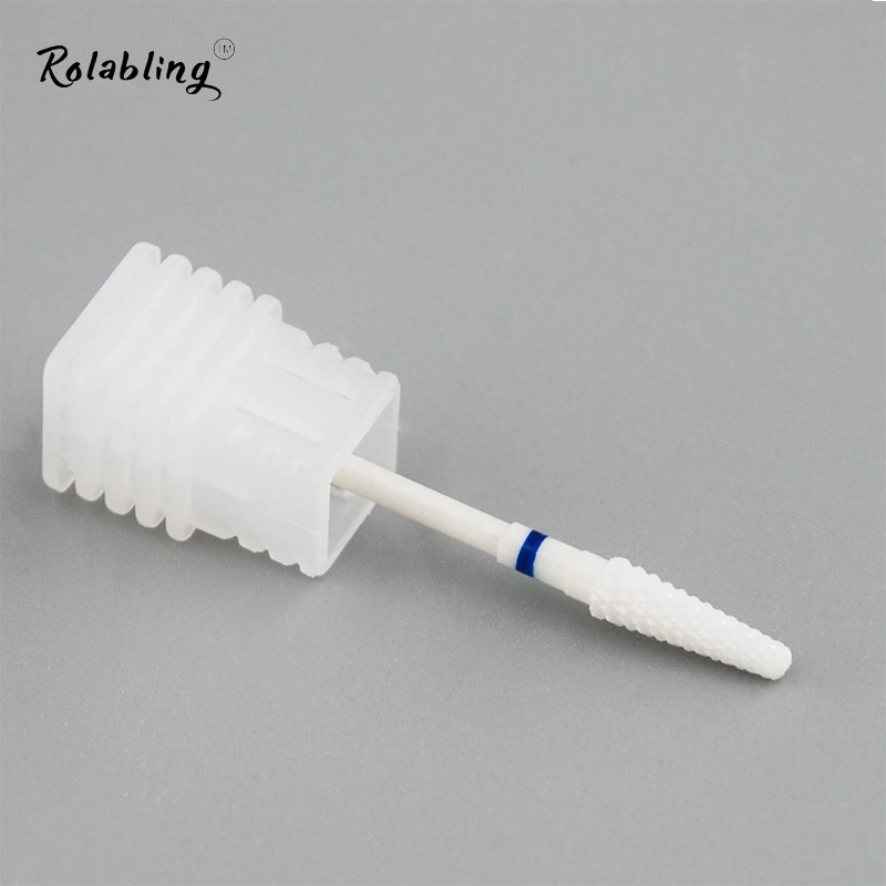 

1PC Ceramic Nail Drill Bits Grinding Head Electric Pedicure Machine Nail Polish Milling Cutters Electric File Nail Drill Bit