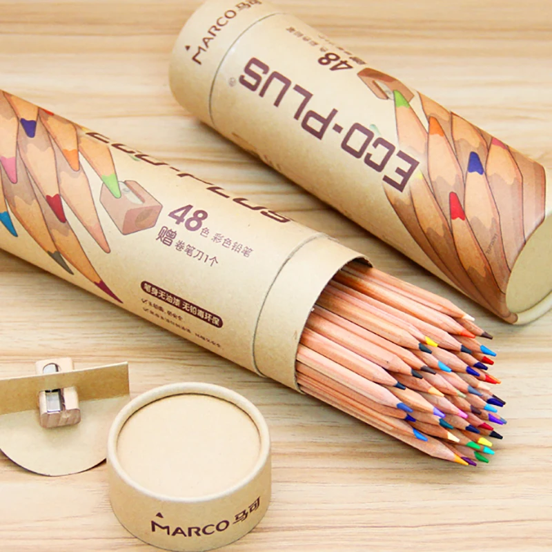 

Marco 6100 24/36/48 Colors Buffets Prismacolor Colored Pencils Set for Writing and Drawing Sketching Art Pencils Lapis De Cor