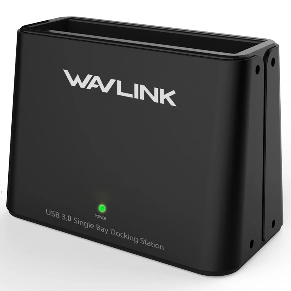 Wavlink 2,5/3,5 hdd корпус USB3.0 на SATA внешний жесткий диск с одним отсеком док-станция для 2,5/3,5 дюймов SSD для UASP и 6 ТБ