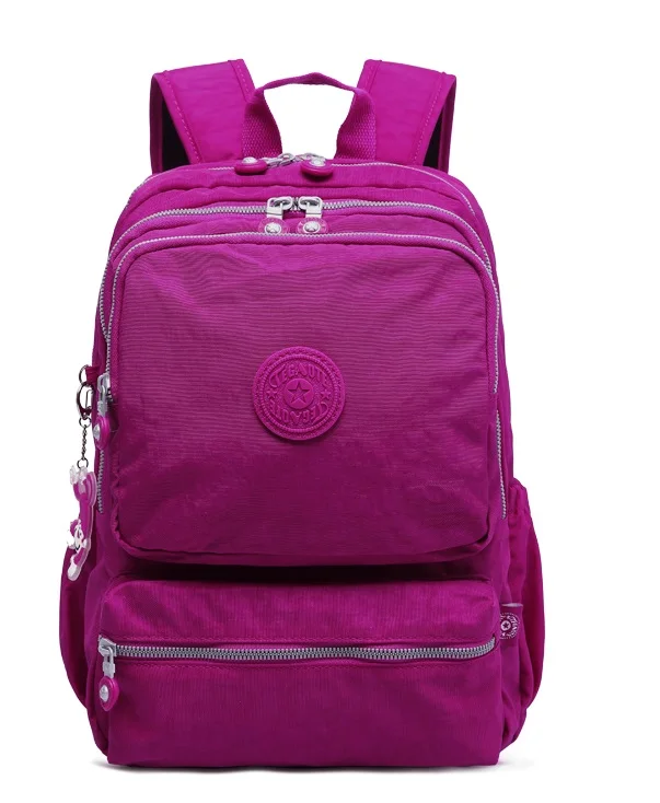 TEGAOTE женский рюкзак с защитой от кражи, USB зарядка, рюкзак для ноутбука, школьная сумка для подростков, девочек, мужчин/мальчиков, повседневная многофункциональная сумка Mochila - Цвет: purple red