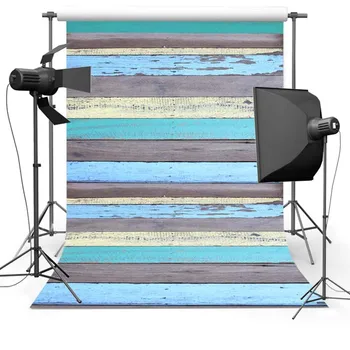 

Wood floor vinyl photography backdrop photo studio prop Computer Printed custom background Floor-678