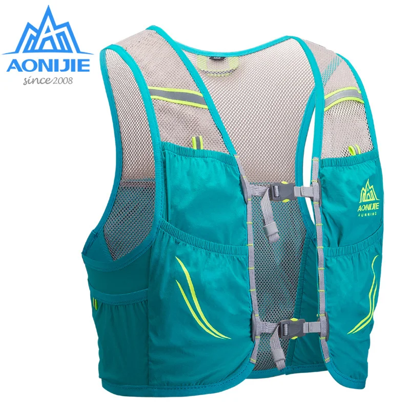 AONIJIE New 2.5L Hydration Pack Backpack Rucksack Bag Vest Harness Water Bladder Hiking Camping Running Marathon Race Climbing