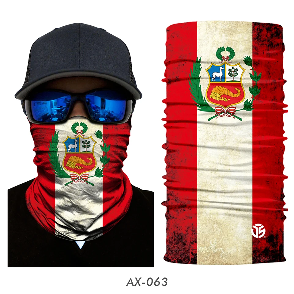 Бесшовная Волшебная Балаклава с национальным флагом, маска для лица, шарф для езды на мотоцикле и лыжах, шарф для шеи, защита от УФ лучей, мужские солнцезащитные теплые головные уборы
