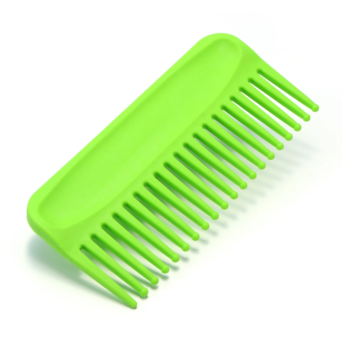 1Pc Green Large Wide Tooth Comb Reduce Hair Loss Anti static Detangling Hair Straighten Comb