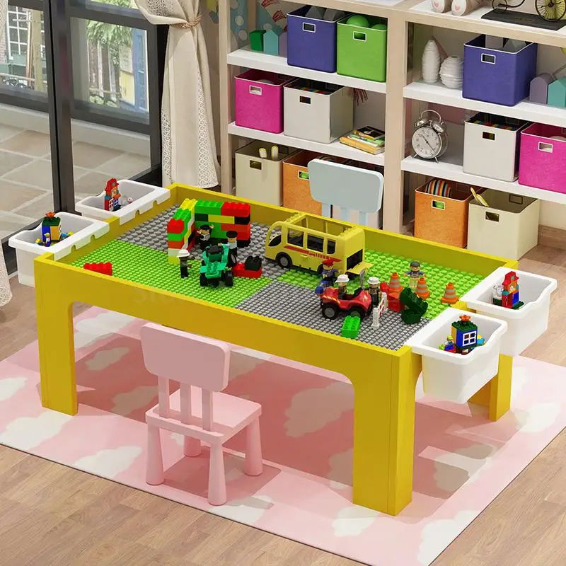 

Intelligence, Multifunction And Compatibility With Legao Small And Small Particle Building Block Table Children's Playing Table