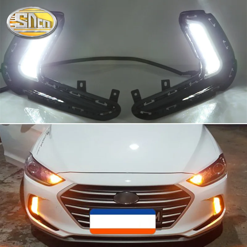 For Hyundai Elantra 2016 2017 2018 Daytime Running Light LED DRL fog