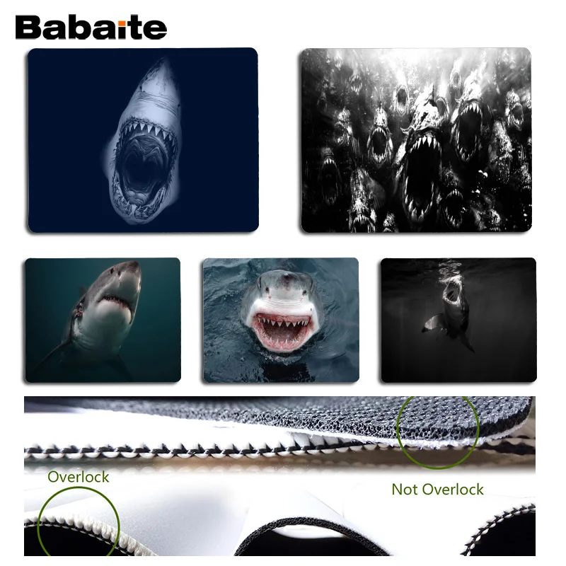 

Babaite Shark Computer Gaming Mousemats Size for 25x29cm Gaming Mousepads