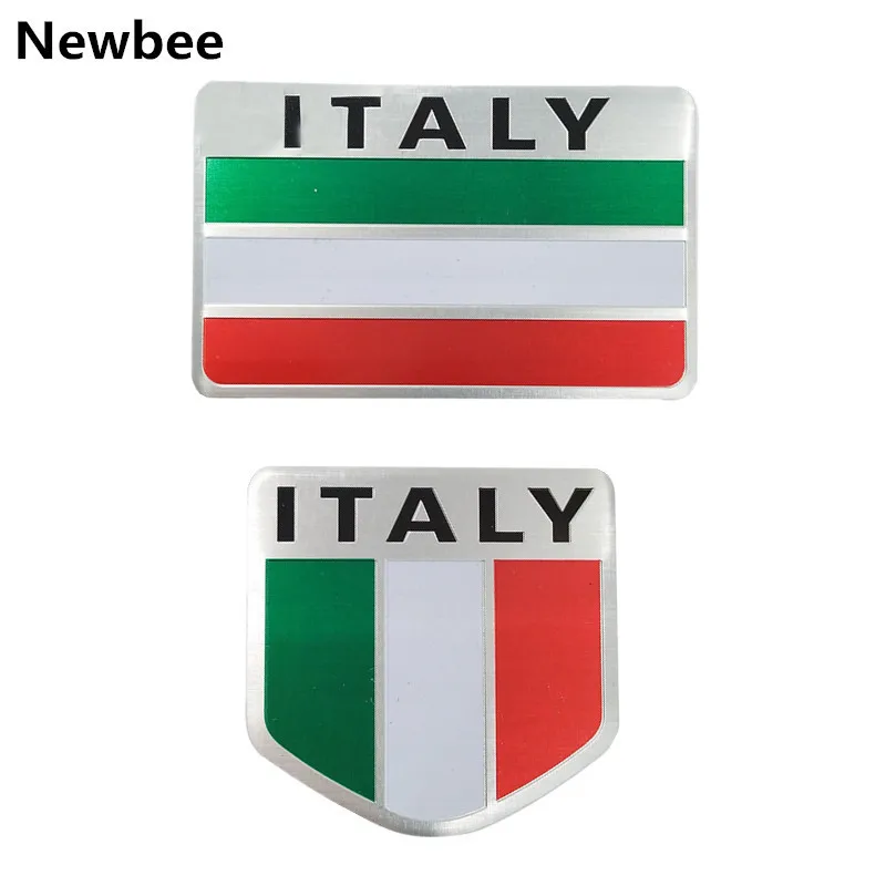 Car Truck Decal Italy Italian Map Flag Decor Sticker 3D Emblem Badge Aluminum