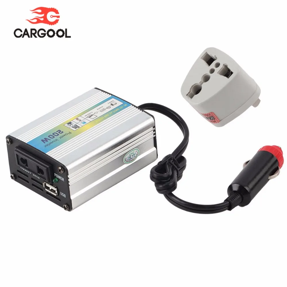 CARGOOL DC 12 В к AC 220 автомобильный инвертор питания Авто зарядное устройство