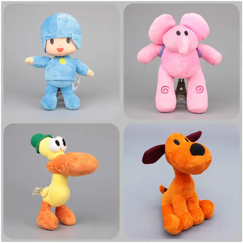 Высокое качество 4 стиля Pocoyo Elly& Pato& POCOYO& Loula Мягкие плюшевые игрушки Brinquedos детские мягкие игрушки