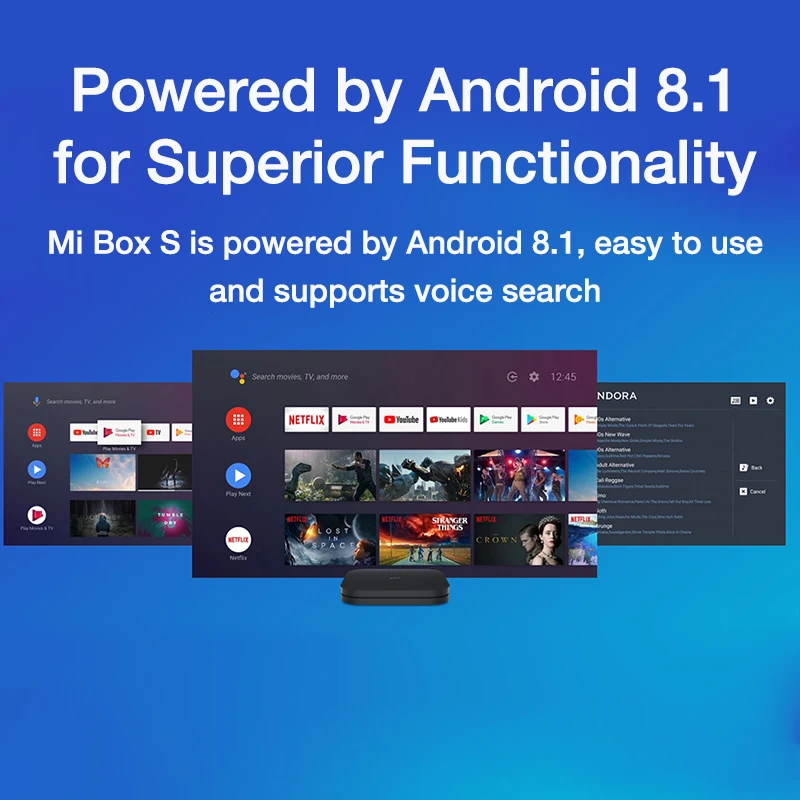 Глобальная версия Xiaomi mi Box S с 4K HDR Android tv Box Strea mi ng медиаплеер и Google Assistant пульт дистанционного управления Smart tv Box