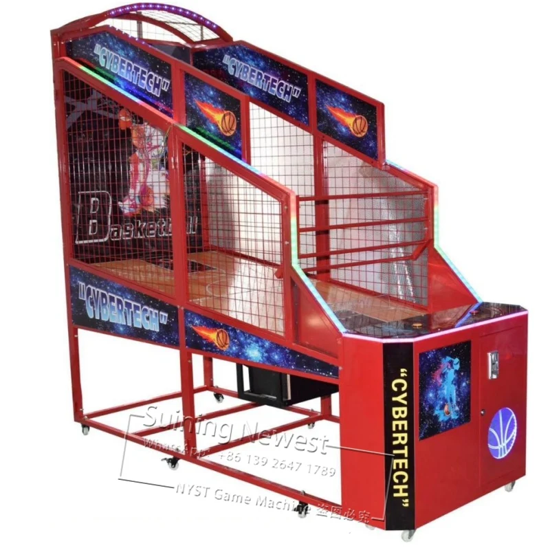 

Game Center Amusement Park Equipment Teenagers Adults Coin Operated Games Electronic Street Basketball Arcade Machine