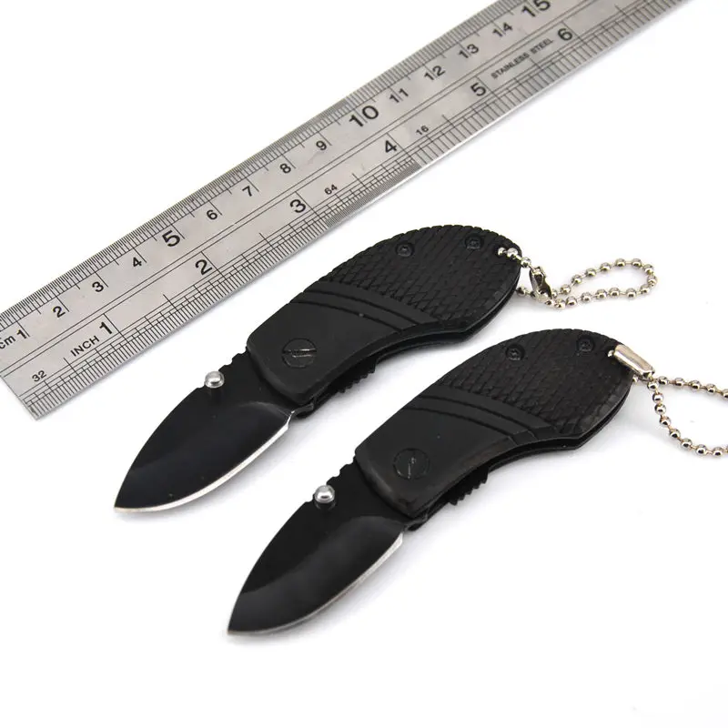 

PRIVEST Portable Pocket Folding Knife Keychain KT1 Climbing Camping Bushcraft EDC Knives Hunting Carabiner Utility Multitool
