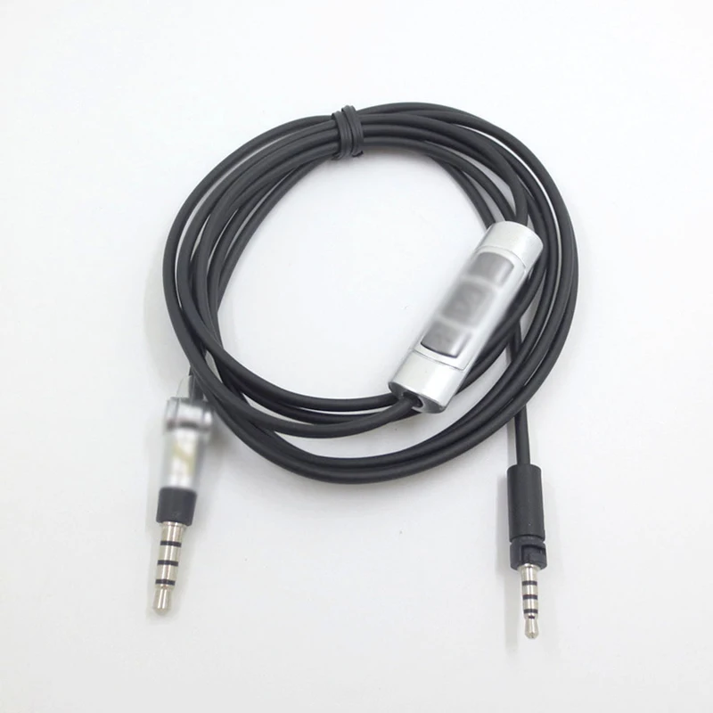For Sennheiser Momentum 1 0 2 0 Earphones Upgraded Replacement Audio Cable with Mic for Huawei mate 20 iPhone X Headphone