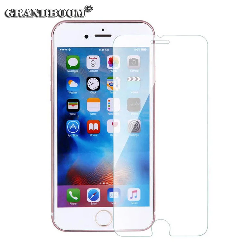 bilder für GRANDBOOM 9 H Ultradünne 0,3mm Anti-splitter Gehärtetem Glas Für iPhone 6 6 s plus 7 5 5 s 5c 4 4 s Displayschutzfolie 50 teile/los bilder für GRANDBOOM 9 H Ultradünne 0,3mm Anti-splitter Gehärtetem Glas Für iPhone 6 6 s plus 7 5 5 s 5c 4 4 s Displayschutzfolie 50 teile/los