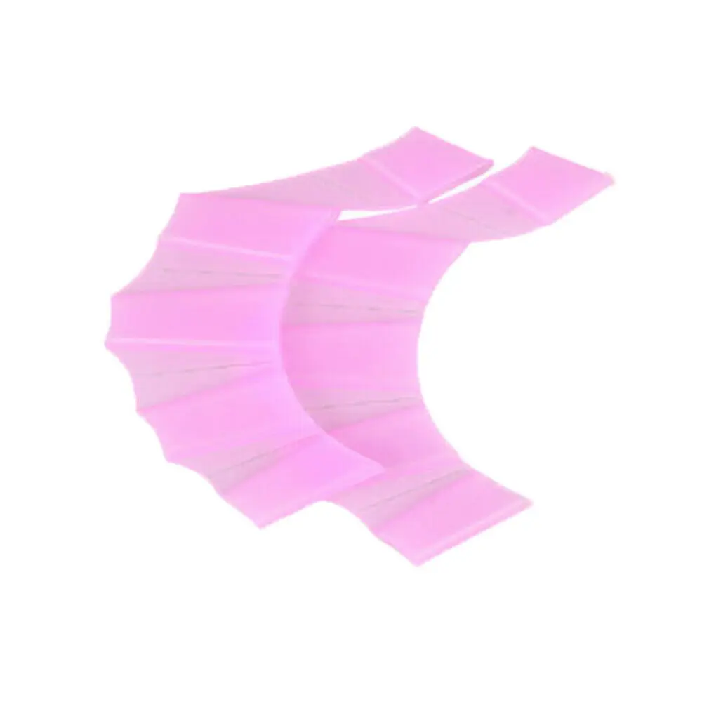 3 цвета Силиконовые ручные плавники ласты для плавания пальмовые перчатки - Цвет: Розовый