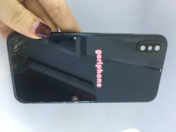 

for phoneX original quality shiny black Housing with Metal Frame Battery Replacement full set with glass back free shipping