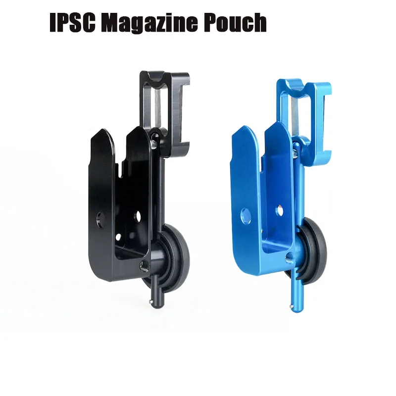 

Tactical Black Blue Color IPSC Aluminum Magazine Pouch For Outdoor Hunting CL7-0060