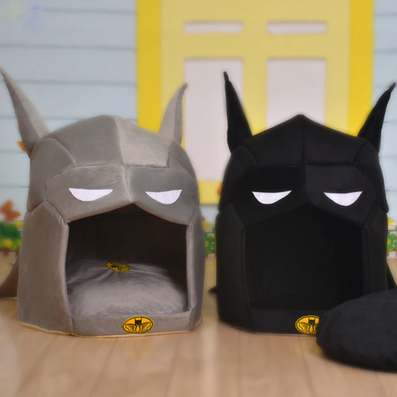 

Batman Shape Dog House Pet Dog Bed Cat Bed House For Small Medium Dog Warm Pet Puppy Bed Chihuahua Totoro Bed Dog Mat Cat Kennel
