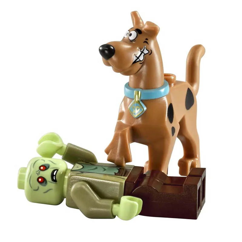 305 шт. The Mystery Machine автобус мультфильм собака фильм серии строительные блоки