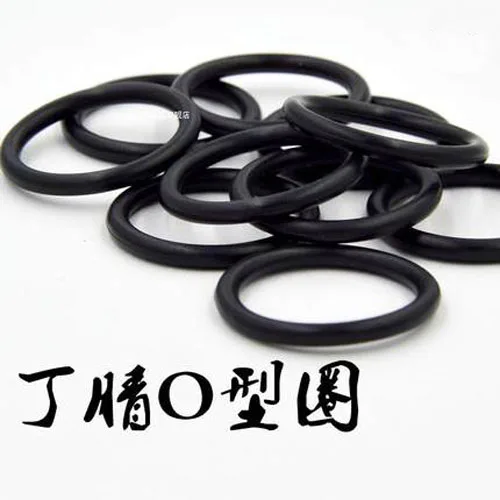 1pcs 5mm wire diameter black silicone O-ring 215mm-270mm OD waterproof insulation rubber band Oil and abrasion resis | Обустройство