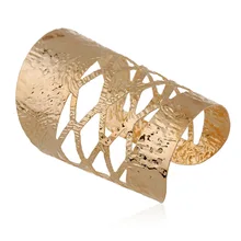 Godzgift Women Vintage Bracelets Girls Chic Modern Opening Jewelry Gifts For Ladies Elegant Tribe Punk Hollow Hand Chain JB5029