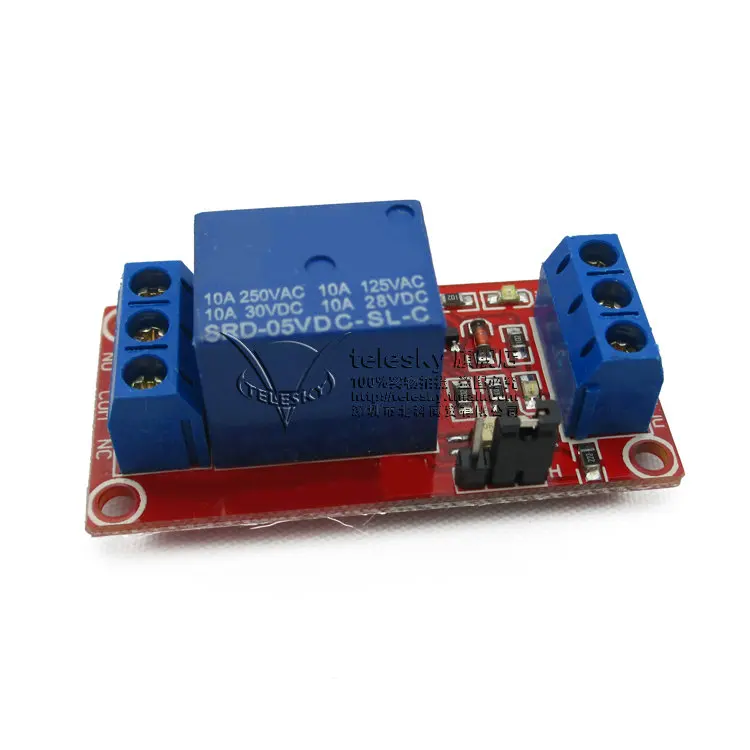 5 шт. В 1-канальный релейный модуль W. opto-isolator DSP SRD-05VDC-SL-C 10A поддержка высокого и