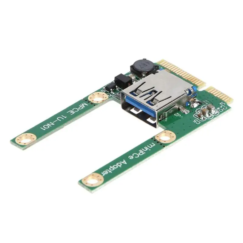 Mini PCI-E de VODOOL a карты expansión USB3.0 компьютер ноутбук PCI Express PCIe USB 3,0 адаптер карты con tornil