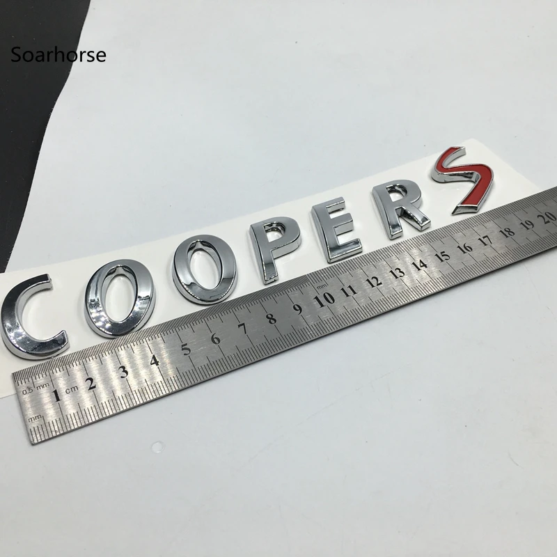 Soarhorse для Cooper S задний багажник эмблема буквы наклейка для BMW MINI Countryman Coopers