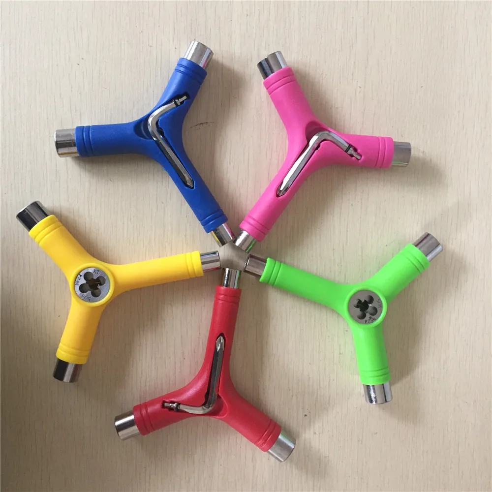 Shape Y Skateboard Tools Multi-Functional Skate Tool For Skateboard Longboard Cruiser Deck Tool Kits