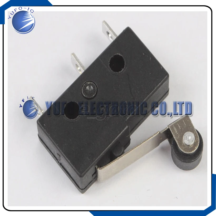 10pcs Mikroschalter Microswitch Takt KW11-3Z 5A 250V 3PIN Roller Lever