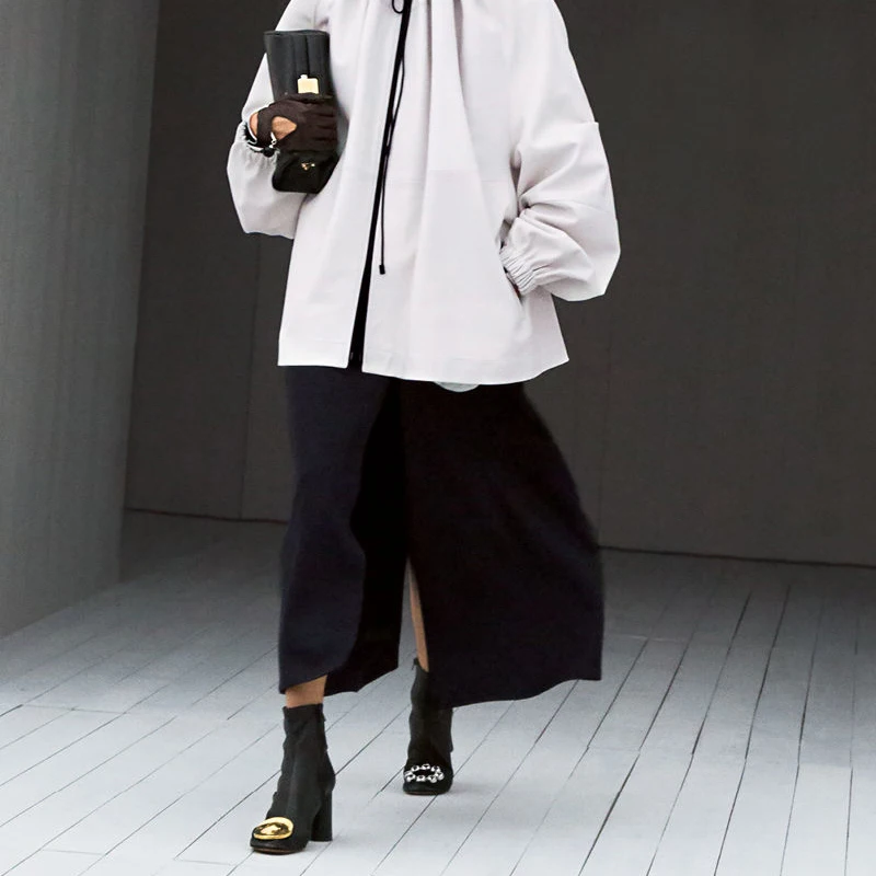 Дизайнерские Брендовые женские ботильоны; зимние ботинки из натуральной кожи; Цвет Черный; пикантная Женская Осенняя обувь на квадратном каблуке; HL102 muyisxi