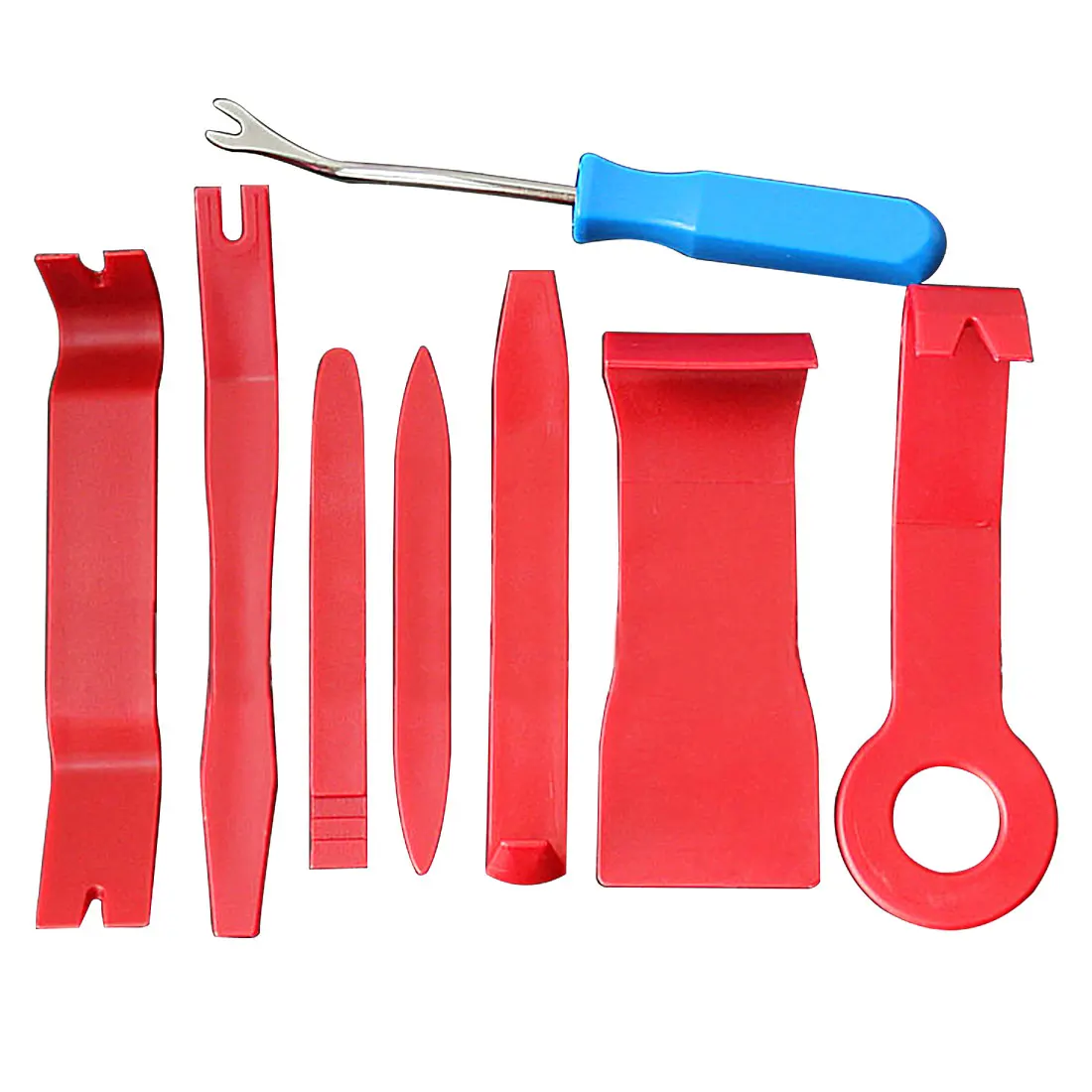 

Hard Plastic 8pcs/set Auto Car Radio Panel Interior Door Clip Panel Trim Dashboard Removal Opening Tool Set DIY Car Repair Tool