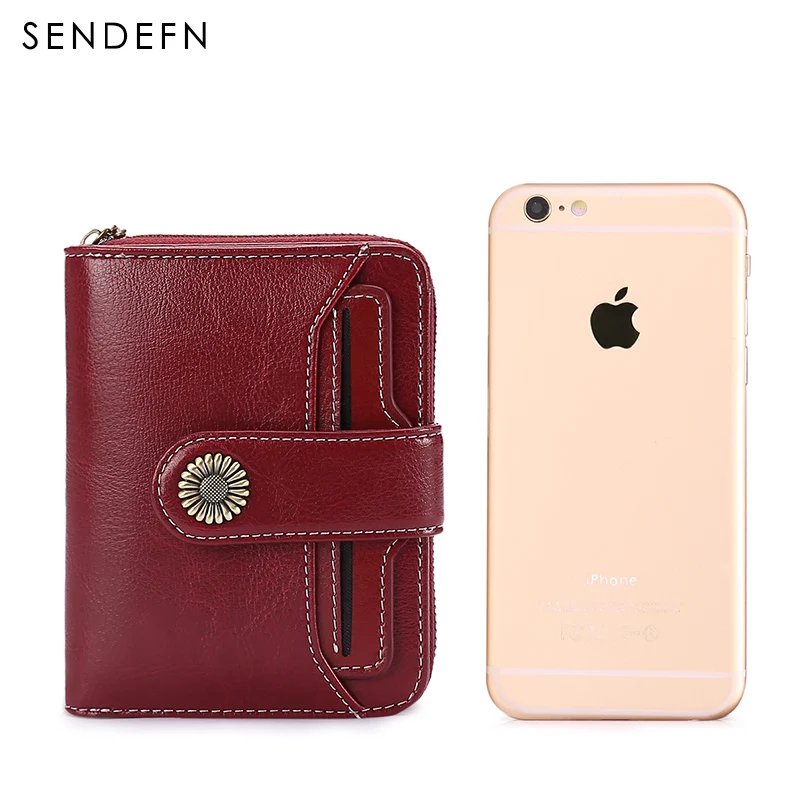 SENDEFN Trend Wallet Female Women Wallet Short Wallet Quality Coin Purse Women Button Purse Quality Flower Hardware 5185H-75 SENDEFN Trend Wallet Female Women Wallet Short Wallet Quality Coin Purse Women Button Purse Quality Flower Hardware 5185H-75