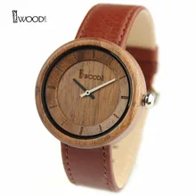 health wooden women/men lovers watch leather strap with 2035 movement quartz watch women/men wristwatch top brand Antique watch