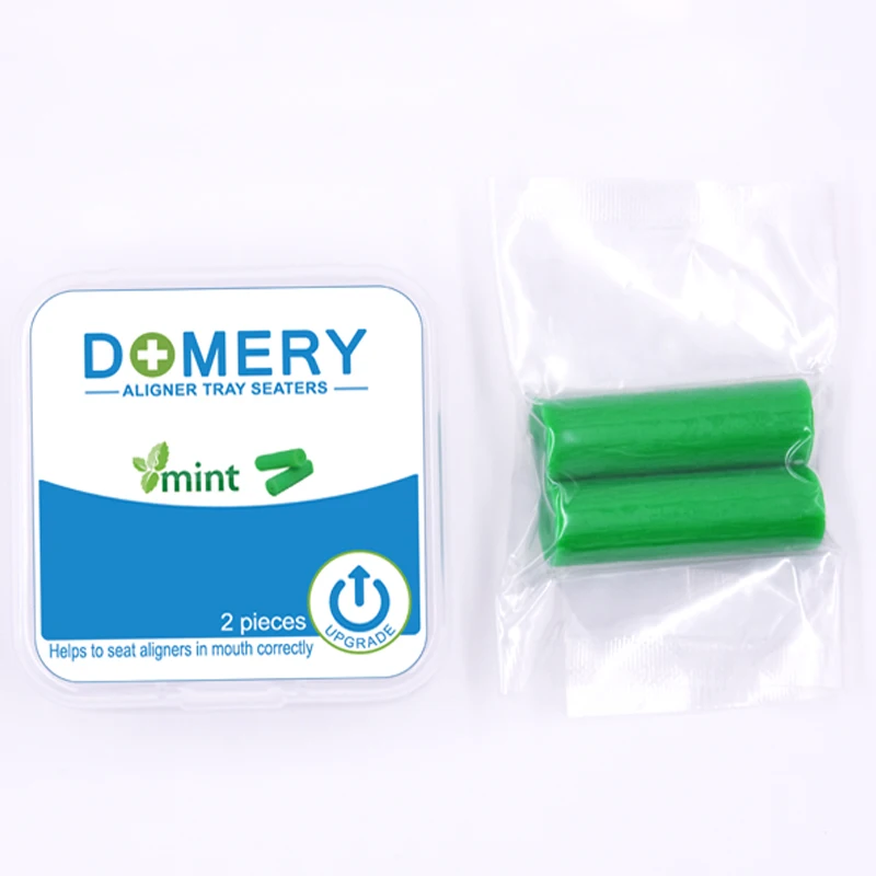

5 packs Hot Chewies Aligner for Invisalign Trays Orthodontic Aligner Chewies Green/Mint White/Unscented Purple/Grape