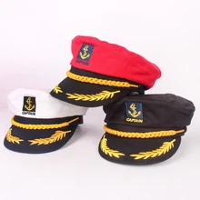 Родитель-ребенок, темно-синяя шляпа, хлопковая модная кепка в стиле милитари, красная, черная, белая классическая Кепка Капитана для мужчин и женщин, детская шапка в стиле моряка
