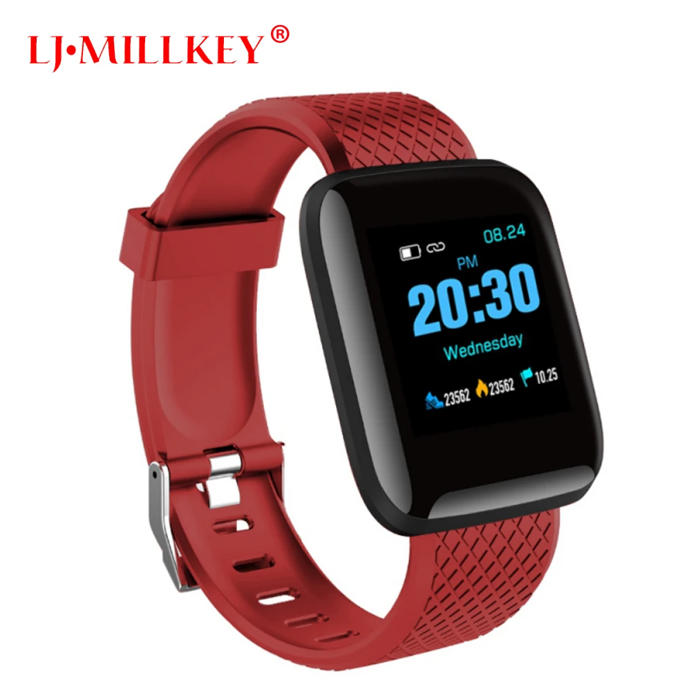 

116 PLUS Smart Bracelet Color Screen D13 Heart Rate Blood Pressure Monitoring Track Movement Smart Watch Ecg